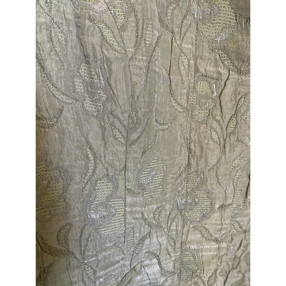 Vintage Handmade Brocade Duster Jacket, Sea/Mint Green, size S-M - Picture 11 of 11